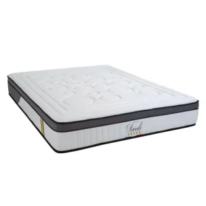 BELLECOUR LITERIE | Matelas TIVOLI 140x200 cm | Mousse à mémoire de forme | Soutien Rigide Facile à installer