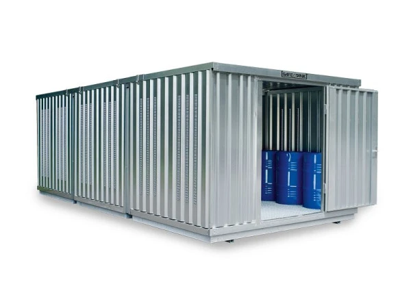 Combinaison de réservoir SÄBU SAFE 3000 (installation à l'extérieur) galvanisée démontée 3050 x 6520 x 2300 mm ou...