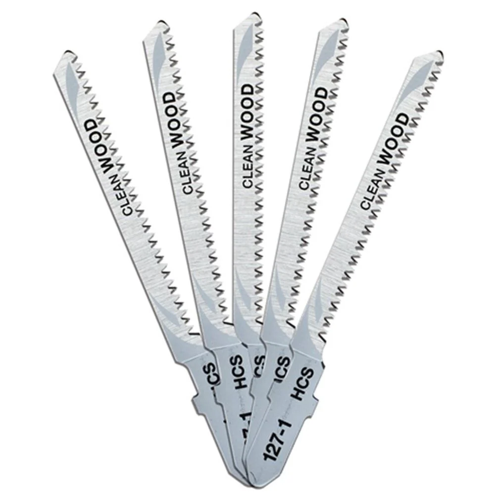 DeWalt 76mm HCS T-Shank Scroller Jigsaw Wood Cutting Blades DT2168-QZ Pack 5 | Résistant aux UV | Anti-déchirure