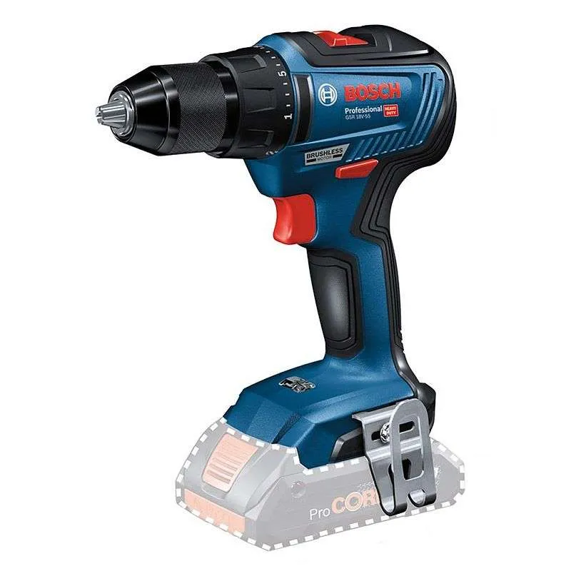 Filet de sécurité Perceuse Visseuse BOSCH 06019H5202 - GSR 18V-55 Aguerri 18V (vendu sans batterie)