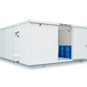 Haute Protection Combinaison de réservoirs SÄBU SÛR STKI 5000 ALG isolée prémontée plastifiée RAL 9002 5 380 x 6 520 x 2 5...