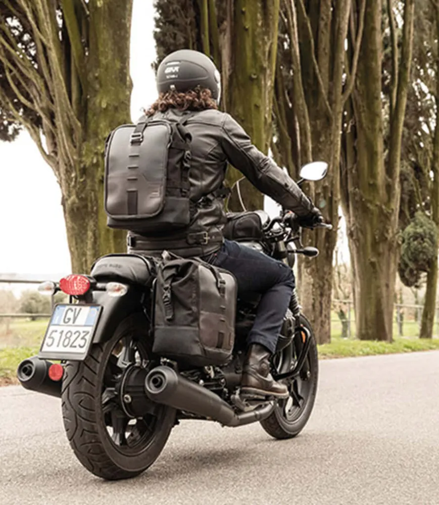 Motorradtaschen Laterale + Unterstützung Corium - GIVI