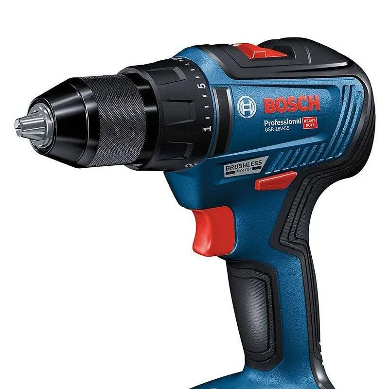 Perceuse Visseuse BOSCH 06019H5202 - GSR 18V-55 Professionnel 18V (vendu sans batterie)