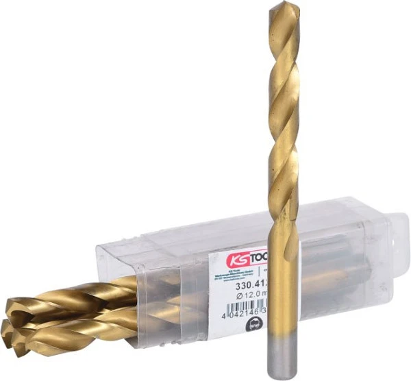 KS Tools Foret hélicoïdal HSS TiN 12 mm paquet de 5 330.4120 choisir à bas prix