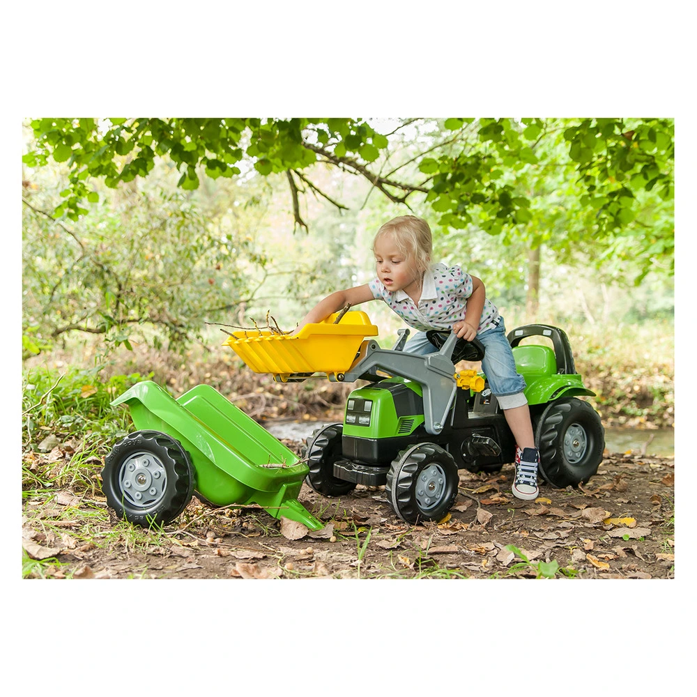 Tracteur pedales + remorque rollykid deutz-fahr 5115 g tb - Conforme aux Normes