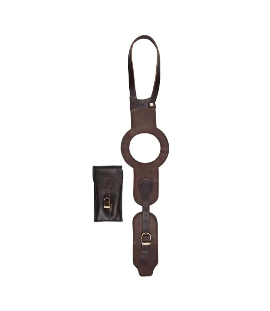 Tankabdeckung mit Tasche für Meteor 350 - Cafe Twin x Trip Machine Braun