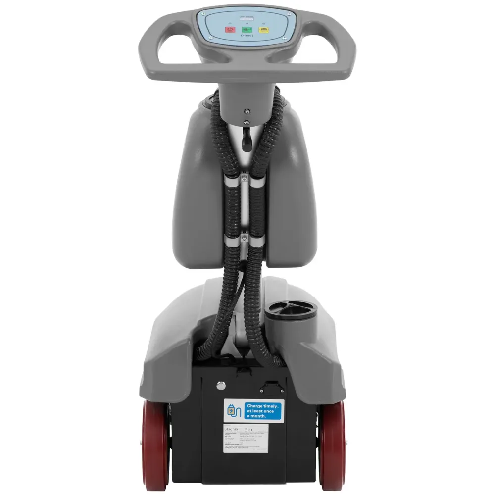 Autolaveuse auto laveuse machine entretien sol professionnelle à batterie 35 cm 1 350 m²/h à guidage manuel gris 14_0008250