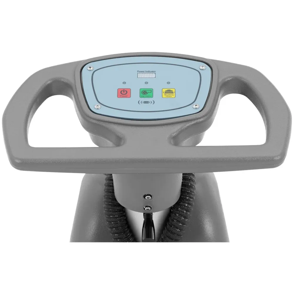 Autolaveuse auto laveuse machine entretien sol professionnelle à batterie 35 cm 1 350 m²/h à guidage manuel gris 14_0008250