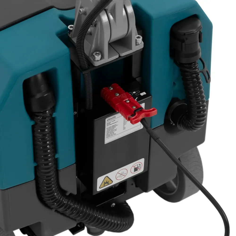 Autolaveuse auto laveuse machine entretien sol professionnelle sans fil 40 cm 2 200 m²/h à guidage manuel acier 14_0008249