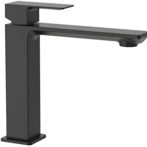 Mitigeur lavabo moyen sans vidage Paffoni série Elle - Noir Mat