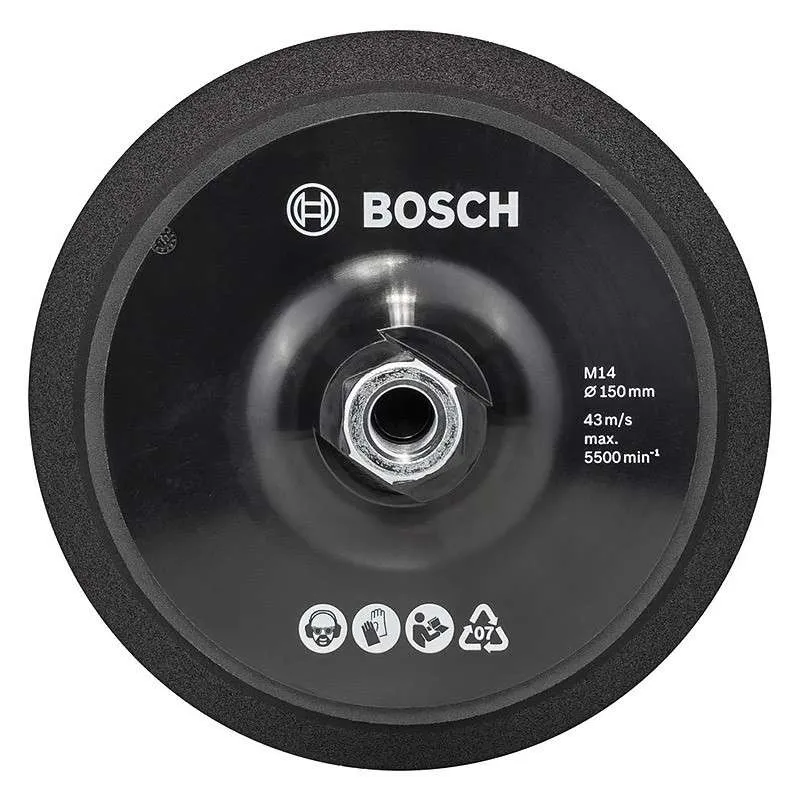 Plateau de polissage velcro 150mm BOSCH 2608612027