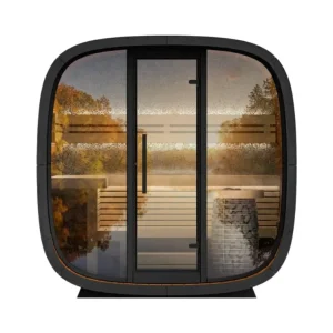 Leil® Round Cube Compact sauna - 5 people