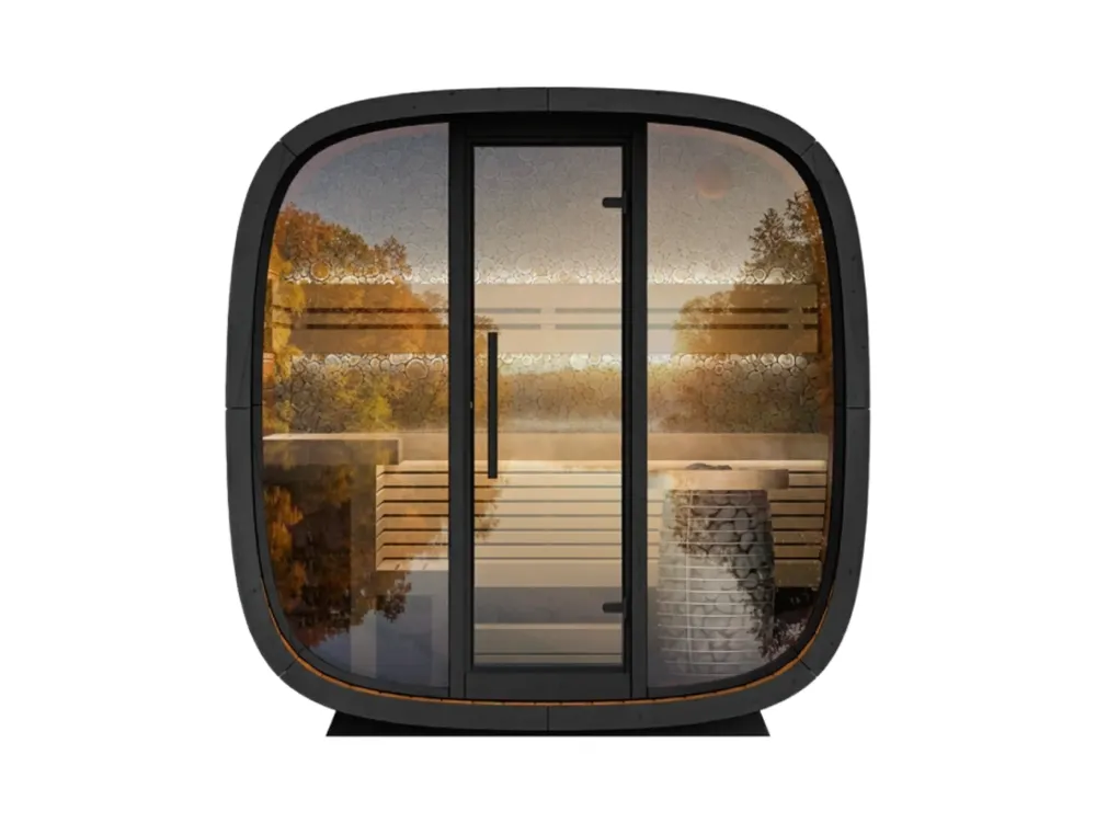 Leil® Round Cube Compact sauna - 5 people