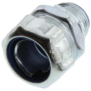 Thomas and Betts 5335 1-1/4 Liquid-Tight Flexible Insulated Metal Conduit Straight En acier Connector