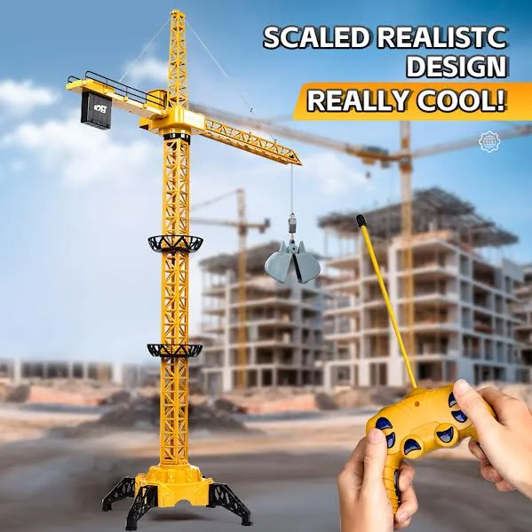 Pièce utilitaire RC High Rise Tower Crane Orange