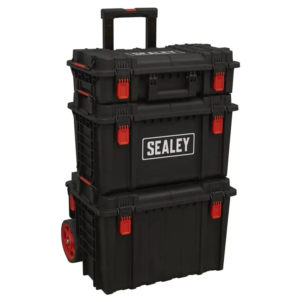 Sealey AP890 Mobile Storage System Set 3pc Robuste avec Garantie 2 Ans