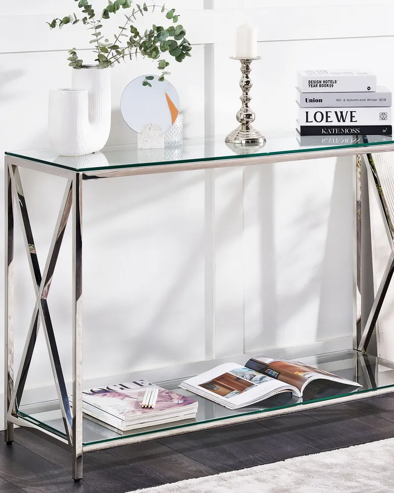 Sidetable zilver AUDET - Compatibilité Directe