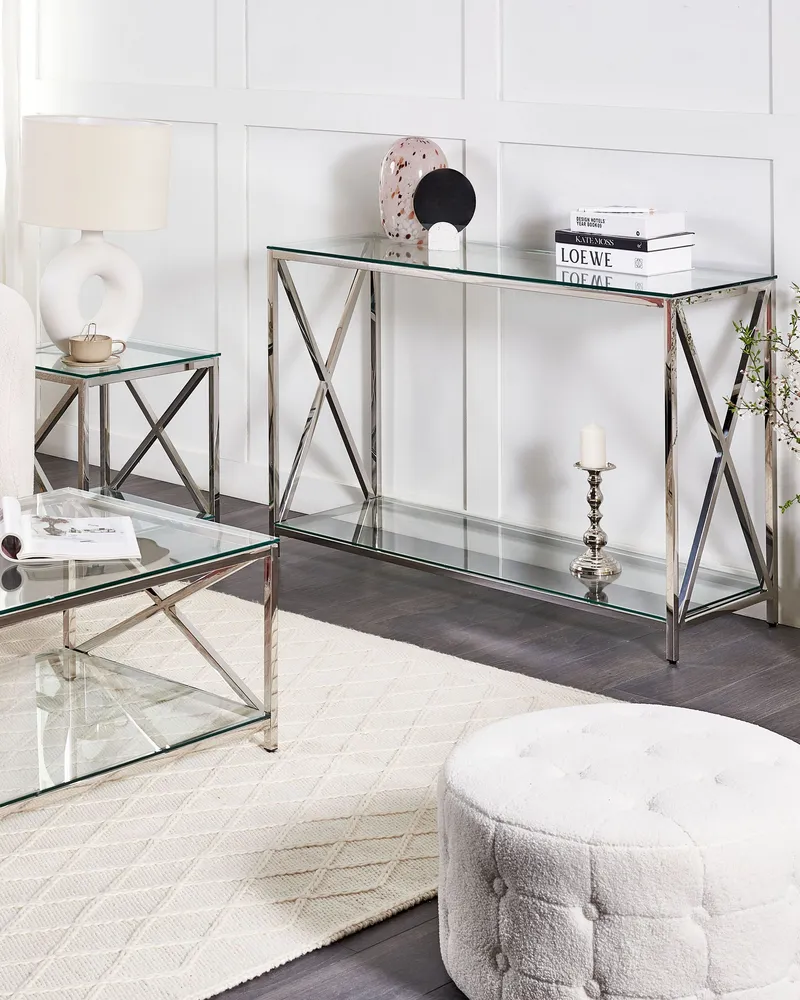Sidetable zilver AUDET - Compatibilité Directe