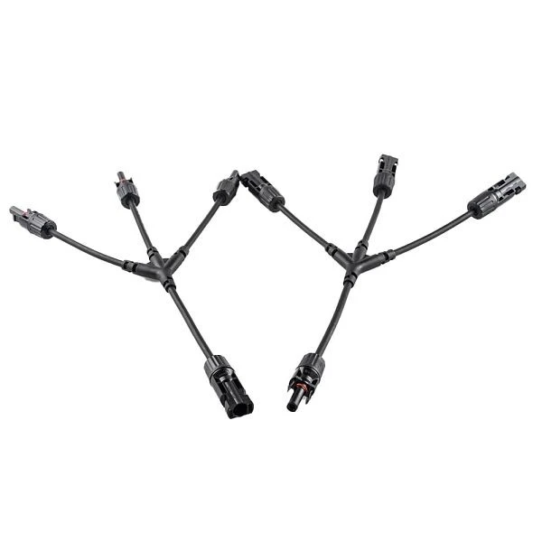 Connecteur en T pour prise de dérivation à 3 voies Offgridtec avec rallonge de câble (paire) 8-01-010338 acquérir à bas prix