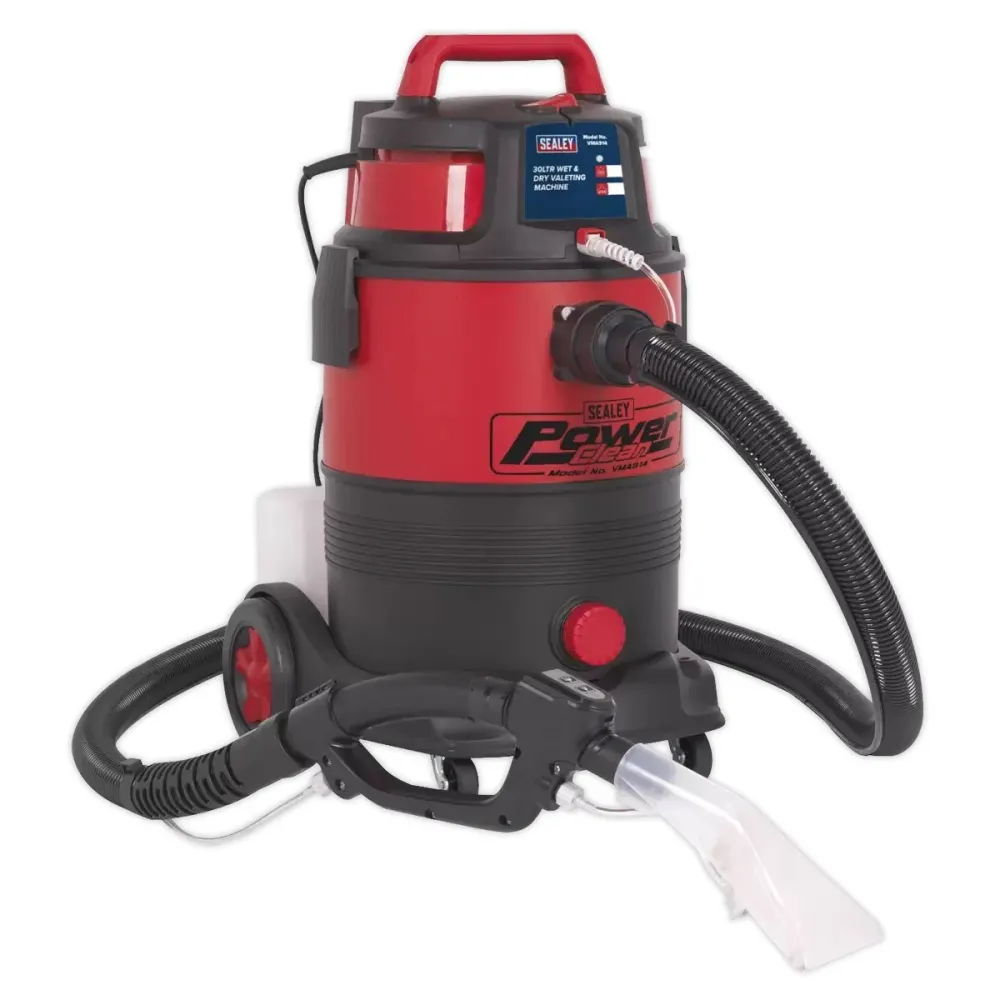 Sealey VMA914 Wet and Dry 30L Valet Machine 230V/1300W - Résistant aux Intempéries