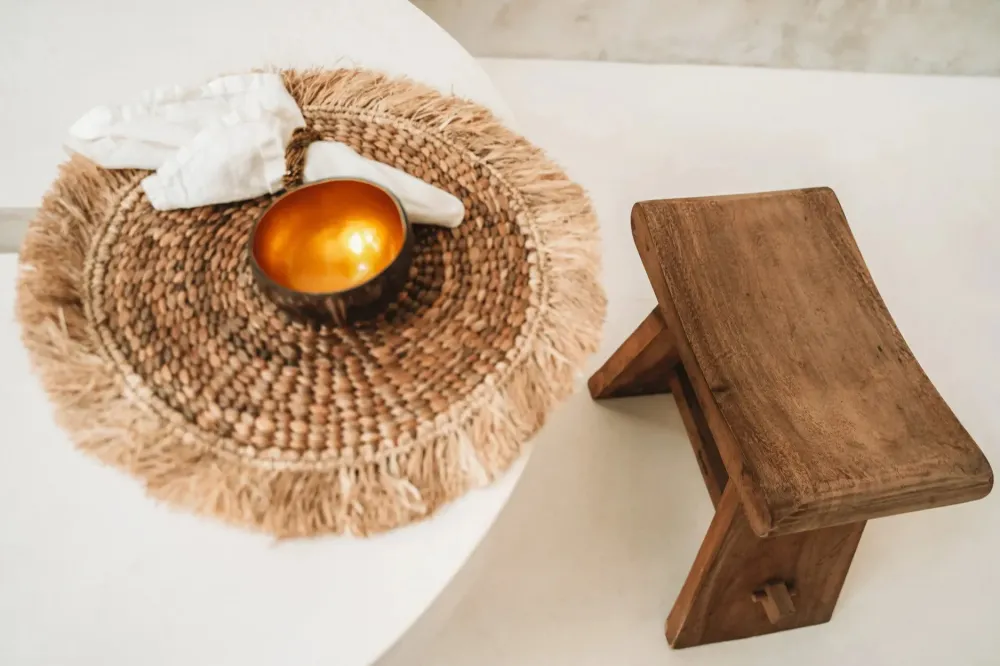 Water Hyacinth Raffia Placemat - Sain