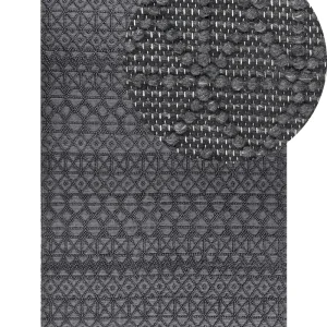 Area Rug 200 x 300 cm Noir jais ALUCRA