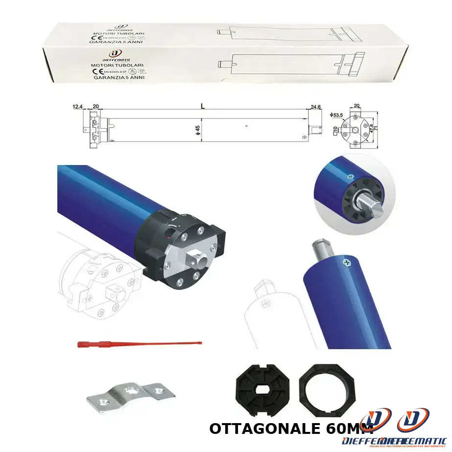 Automatismo Per Tapparella Elettrica Per Serrandina Avvolgibile Motore 220v 55kg