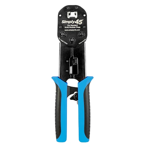 Certifié CE Tout usage RJ45 Standard Unshielded WE/SS 8P8C Internal Ground Crimp Tool S45-C200 (Pack 3)
