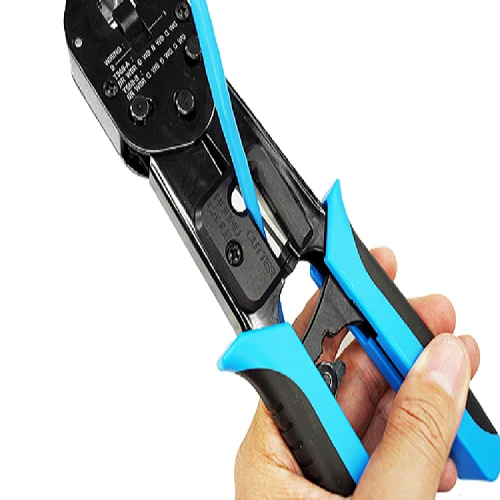Certifié CE Tout usage RJ45 Standard Unshielded WE/SS 8P8C Internal Ground Crimp Tool S45-C200 (Pack 3)