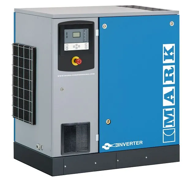 Compresseur à vis MARK RMA 15-270 55-13 bar 'IVR' dispositif exhaustif avec chaudière de 270 litres 1240...
