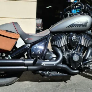 '22+ Indian Chief Rampage Muffler Set - Noir jais
