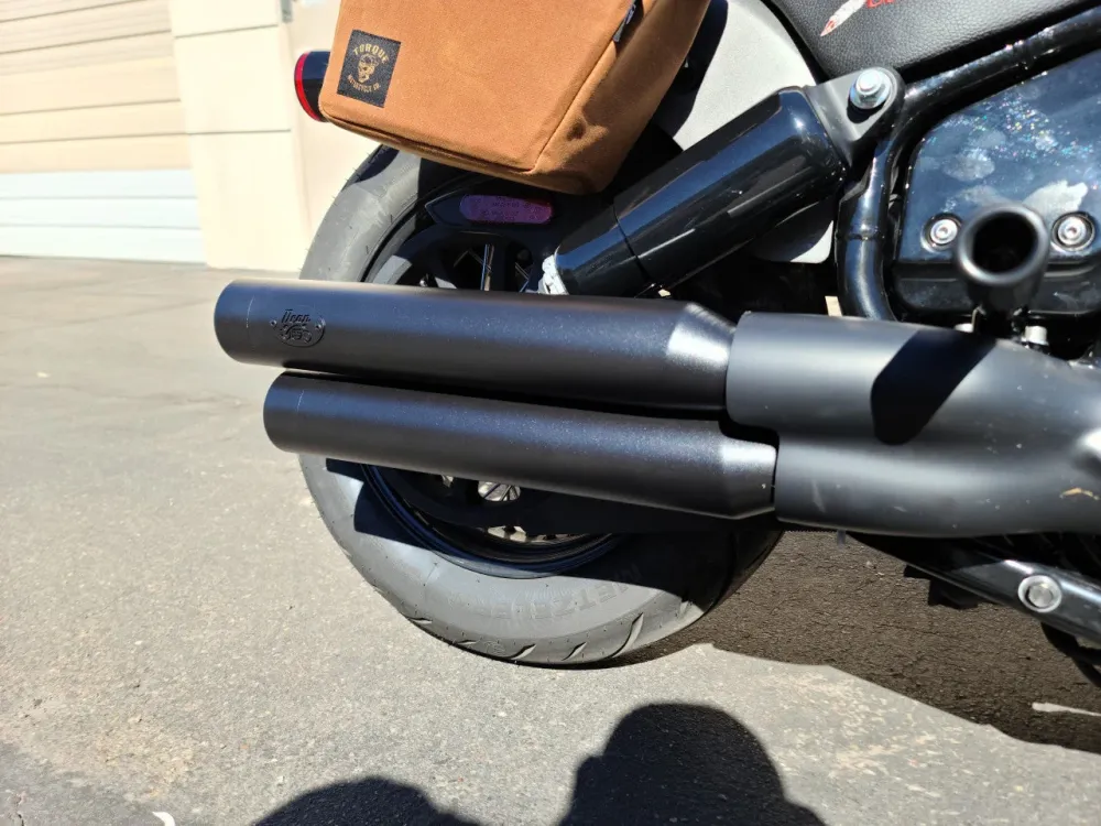 '22+ Indian Chief Rampage Muffler Set - Noir jais