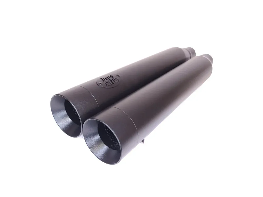 '22+ Indian Chief Rampage Muffler Set - Noir jais