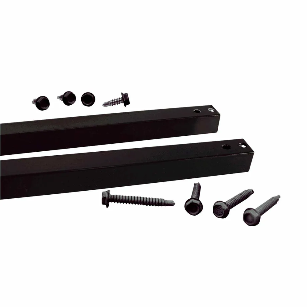 Porte-bagages scooter Barreau noir d'attache pour rampe Legacy de 36'', paquet de 2