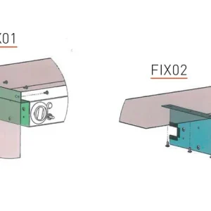 Racing Fixation horizontale pour rampes chauffantes - FIX02