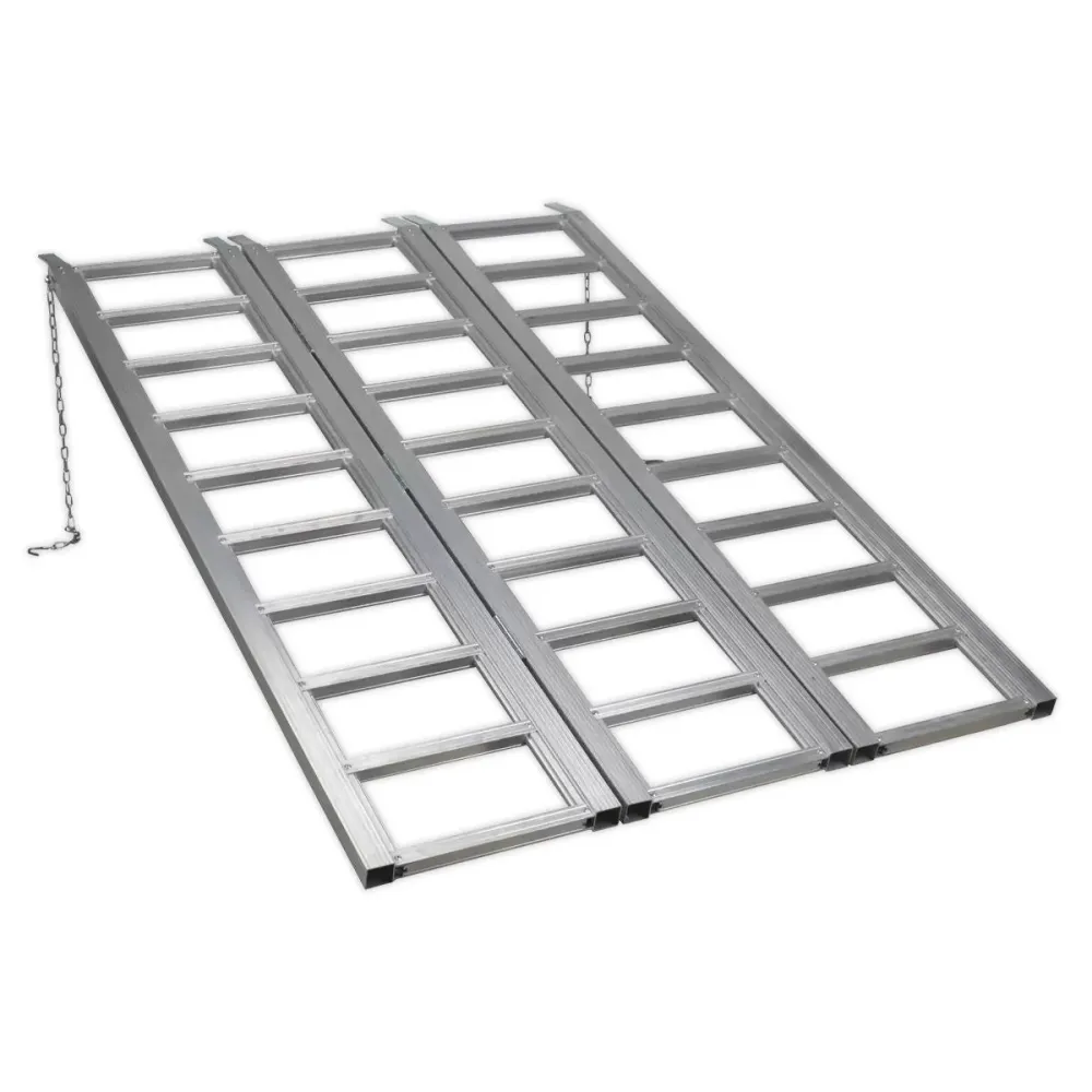 Sealey FLR680T Mini Tractor Ramp Grand Tri-Fold 680kg Capacity
