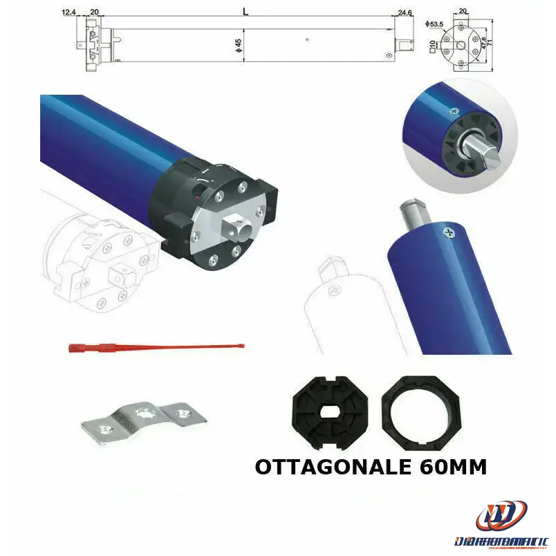 Support GPS moto Motore X Tapparelle 55 Kg 20 Nm 220 V Avvolgibile Automazione Automatismo 230v