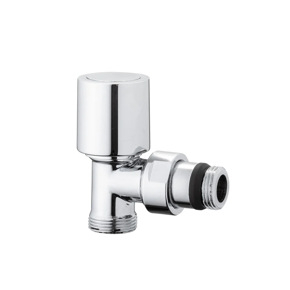 Valvola Squadra Termostatizzabile Attacco Rame, Multistrato E Pe-X "Aida" Cromo 3/8" - 24X1,5