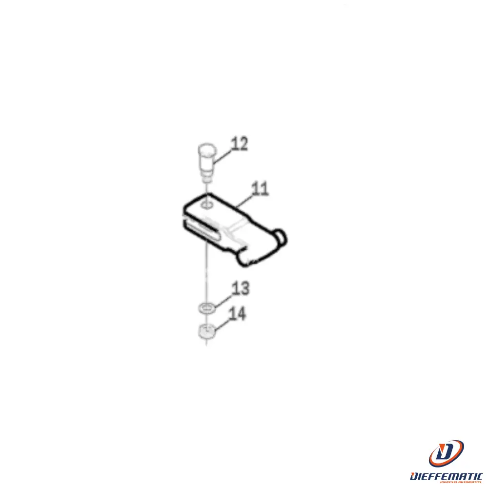 Roger Kt225 Forcella Posteriore Completa Serie R20 Ricambio Originale