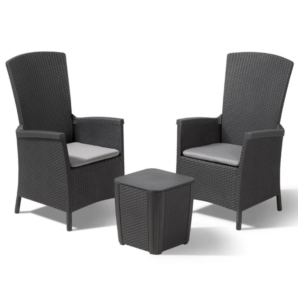 Couvre-selle imperméable Mobilier d'extérieur 3 pcs vermont graphite 231692