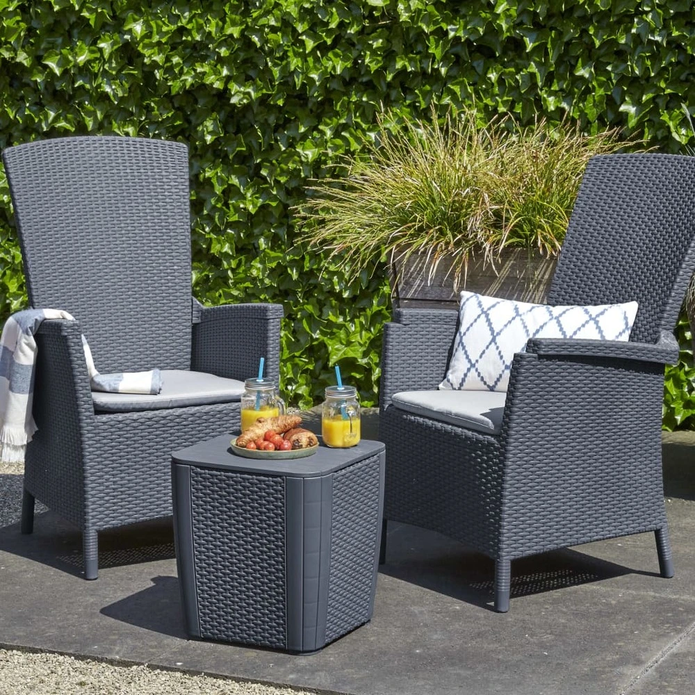 Couvre-selle imperméable Mobilier d'extérieur 3 pcs vermont graphite 231692