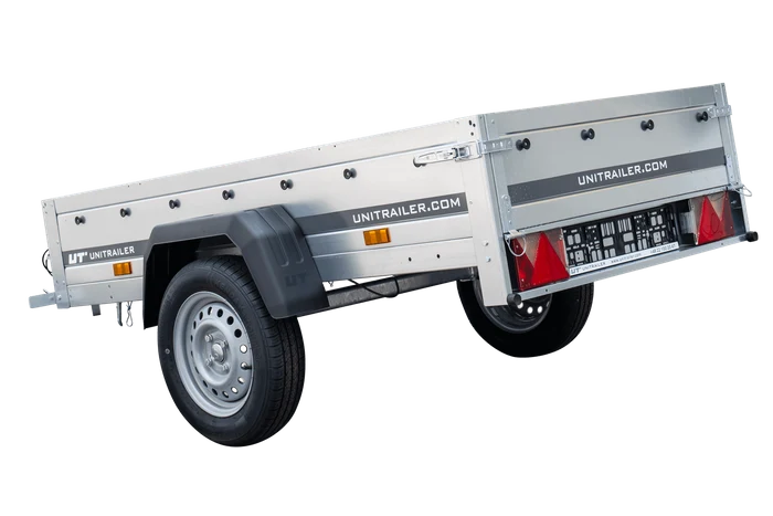 Remorques Remorque de loisirs Garden Trailer 200 KIPP 200×106 cm en noir mat