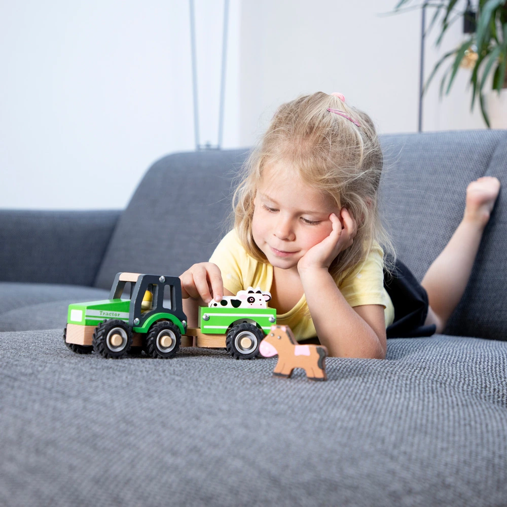 Rétroviseur sport Tracteur avec remorque et animaux