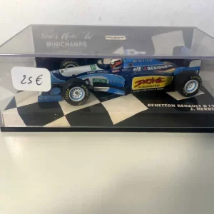 Benetton Renault B 195 bleue numéro 2 (Formule 1) MINICHAMPS
