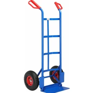 Gardebruk Hand Truck Pliable Up to 200kg Pneumatic Tires Grab Handles Cart Transport Cart Hand Truck avec certificat d'ori...