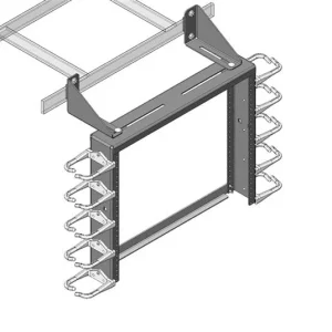 D-Rings PatchRack 4U Rack; 6 Rings CPI 13396-704