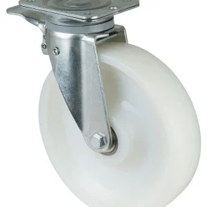 Roues BS Roulette costaud avec frein largeur de roue 60 mm Ø roue 250 mm capacité de charge 600 kg bande de roulement/corp...