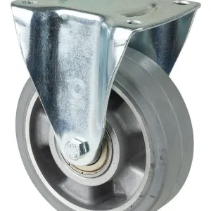 Rouleau de transport BS rollers rouleau fixe largeur de roue 40 mm roue Ø 125 mm capacité de charge 300 kg pneus élastique...