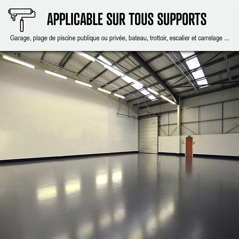 Marche d'accès Peinture antidérapante pour sol extérieur - SOLTHANE RD Rouge Vin - RAL 3005 - 30 kg - ARCANE INDUSTRIES
