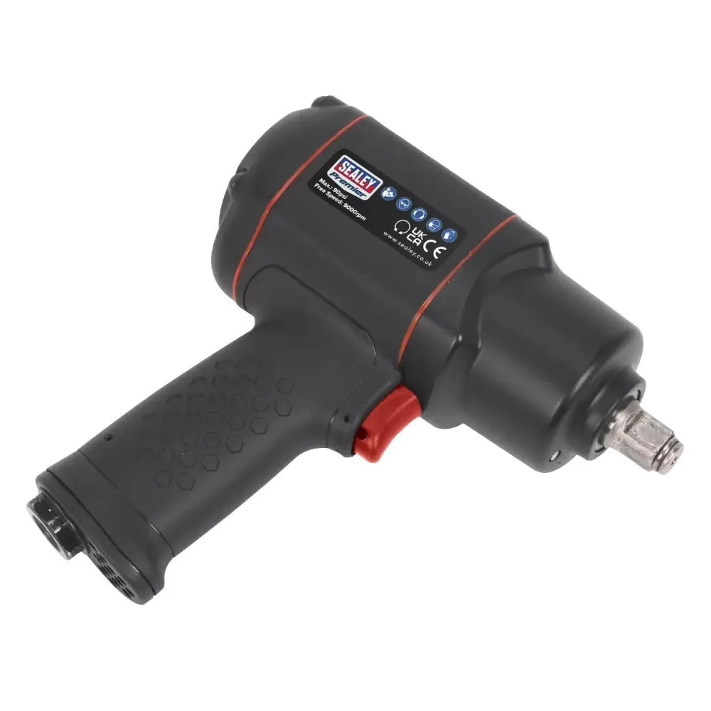 Sangle de fixation Sealey SA6007 1/2"Sq Drive Composite Air Impact Wrench Twin Hammer